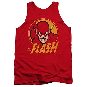 Dc Comics Flash Flash Circle Adult Tank Top