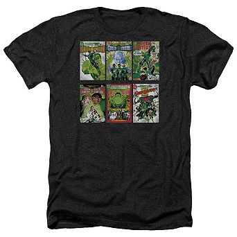 Green Lantern Gl Covers Adult Heather T-shirt