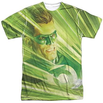 Dc Comics Rays Of Light Short Sleeve Adult Poly Crew T-shirt