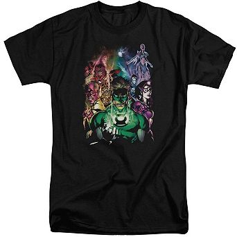 Green Lantern The New Guardians Short Sleeve Adult Tall T-shirt