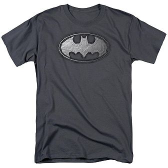 Batman Duct Tape Logo Short Sleeve Adult T-shirt