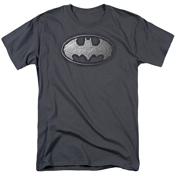 Batman Duct Tape Logo Short Sleeve Adult Tshirt