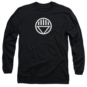 Green Lantern Black Lantern Logo Long Sleeve Adult T-shirt