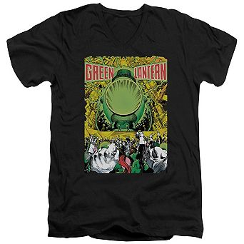 Green Lantern Gl 200 Cover Short Sleeve Adult V Neck T-shirt