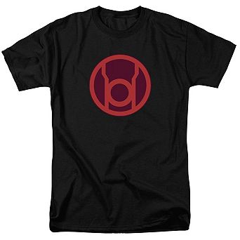Green Lantern Red Symbol Short Sleeve Adult T-shirt