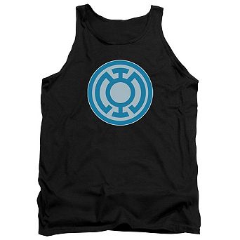 Green Lantern Blue Symbol Adult Tank Top