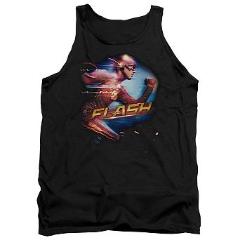 The Flash Fastest Man Adult Tank Top