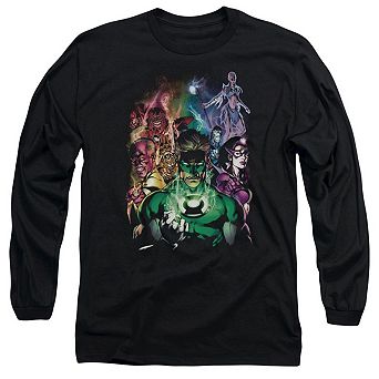 Green Lantern The New Guardians Long Sleeve Adult T-shirt
