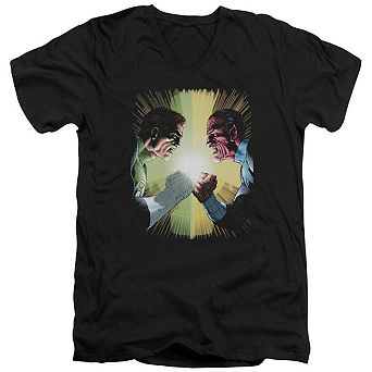 Green Lantern Gl 60 Cover Short Sleeve Adult V Neck T-shirt