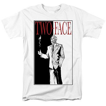 Batman Two Face Short Sleeve Adult T-shirt