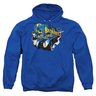 Batman Batmobile Adult Pull Over Hoodie