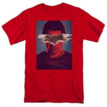 Batman V Superman Superman Poster Short Sleeve Adult T-shirt