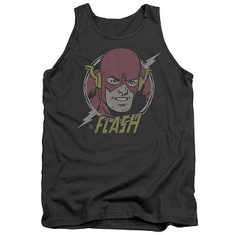 Dc Comics Flash Vintage Voltage Adult Tank Top