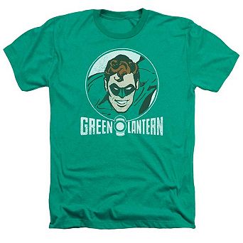 Dc Comics Lantern Circle Adult Heather T-shirt