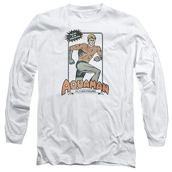 Dc Comics Am Action Figure Long Sleeve Adult T-shirt