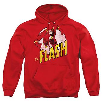 Dc Comics Flash The Flash Adult Pull Over Hoodie
