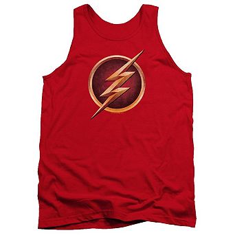 The Flash Chest Logo Adult Tank Top