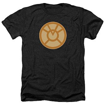 Green Lantern Orange Symbol Adult Heather T-shirt