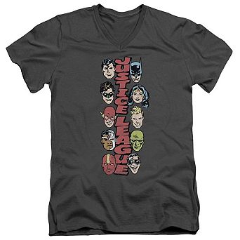 Dc Comics Stacked Justice Short Sleeve T-shirt