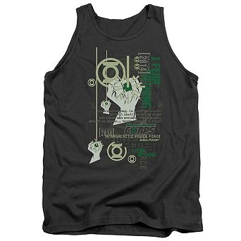 Green Lantern Core Strength Adult Tank Top