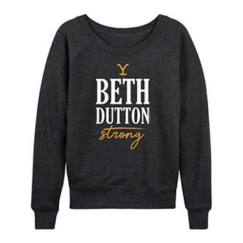 Women's Yellowstone Beth Dutton Strong French Terry Long Sleeve Tee