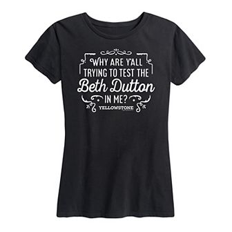 Women's Yellowstone Trying To Test Graphic Tee