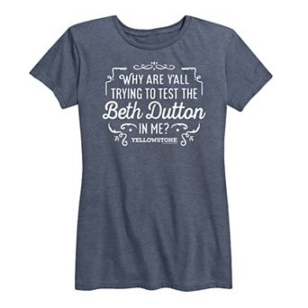 Women's Yellowstone Trying To Test Graphic Tee