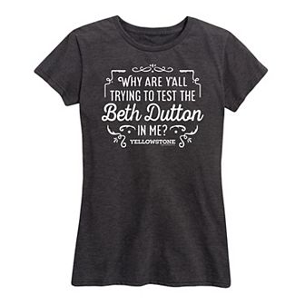 Women's Yellowstone Trying To Test Graphic Tee