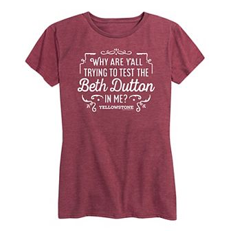 Women's Yellowstone Trying To Test Graphic Tee