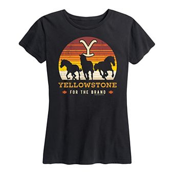 Women's Yellowstone Wild Horses Graphic Tee