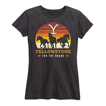Women's Yellowstone Wild Horses Graphic Tee