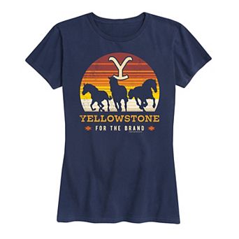 Women's Yellowstone Wild Horses Graphic Tee