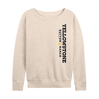 Women's Yellowstone Dutton Ranch French Terry Long Sleeve Tee