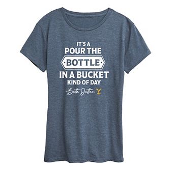 Women's Yellowstone Bottle In Bucket Day Graphic Tee