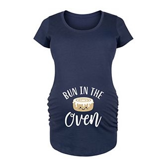 Maternity Bun In The Oven Belly Graphic Tee