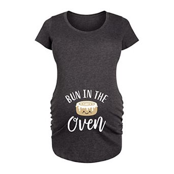 Maternity Bun In The Oven Belly Graphic Tee