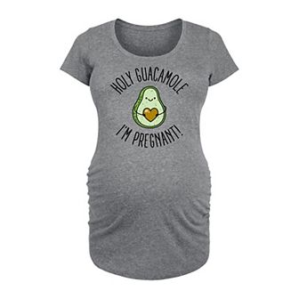 Maternity Holy Guacamole I'm Pregnant Graphic Tee