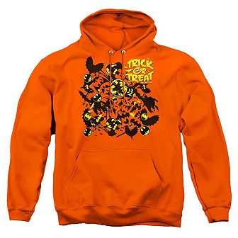 Batman Trick Or Treat Collage Adult Pull Over Hoodie