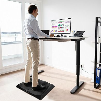 Portable Anti-Fatigue Standing Mat with Massage Point and Diverse Terrain for Office