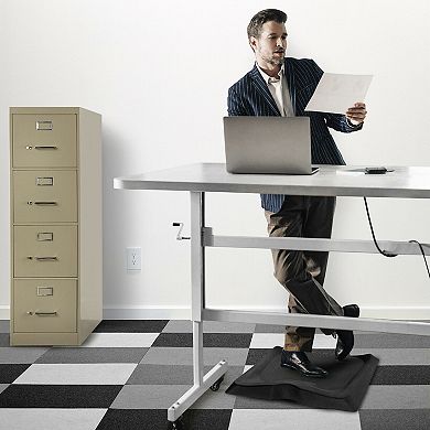 Portable Anti-Fatigue Standing Mat with Massage Point and Diverse Terrain for Office