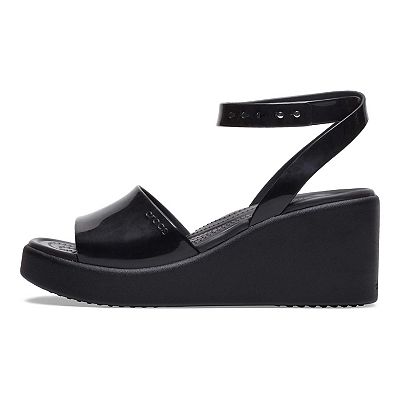 Black wedge sandals kohls hot sale