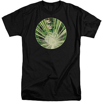 Green Lantern Light Em Up Short Sleeve Adult Tall T-shirt
