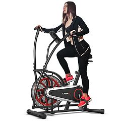 Sunny Health & Fitness SF-E3903 2-in-1 Magnetic Elliptical Upright Bike