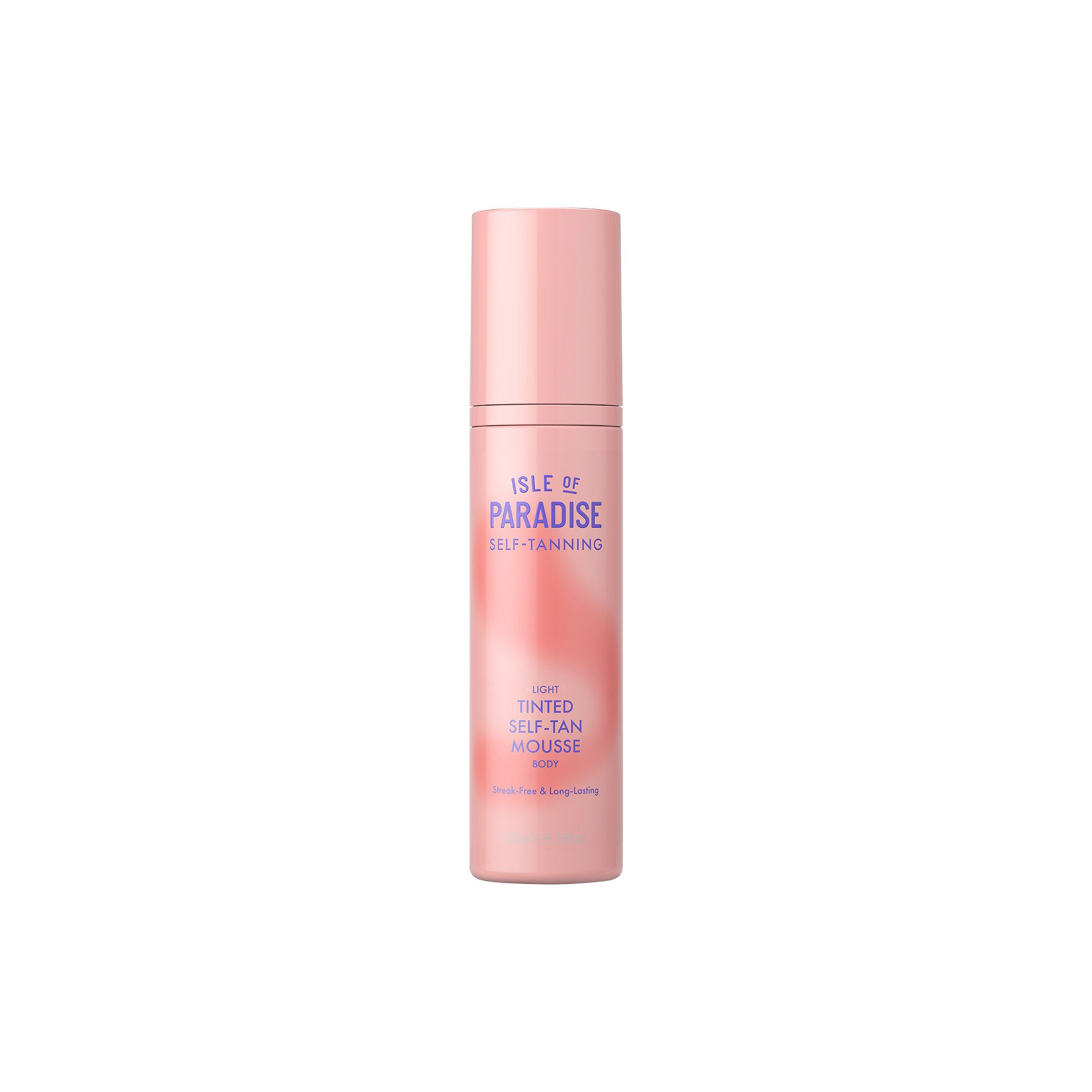 Isle of Paradise Glow Clear, Color Correcting Self-Tanning Mousse, Size: 6.