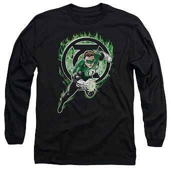 Green Lantern Space Cop Long Sleeve Adult T-shirt
