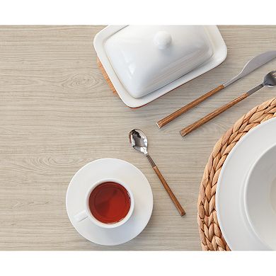 RoomMates Cherry Wood Oyster Peel and Stick Wallpaper