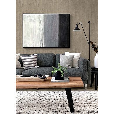 RoomMates Dimensional Natural Wood Cream Peel and Stick Wallpaper