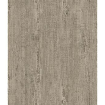 RoomMates Dimensional Natural Wood Cream Peel and Stick Wallpaper
