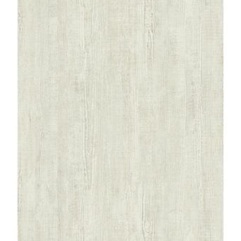 RoomMates Dimensional Natural Wood Cream Peel and Stick Wallpaper