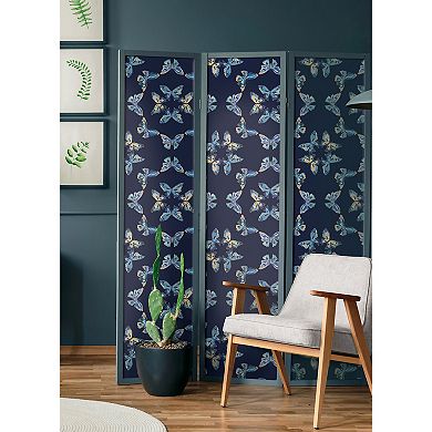 RoomMates Papillon Blue Peel & Stick Wallpaper